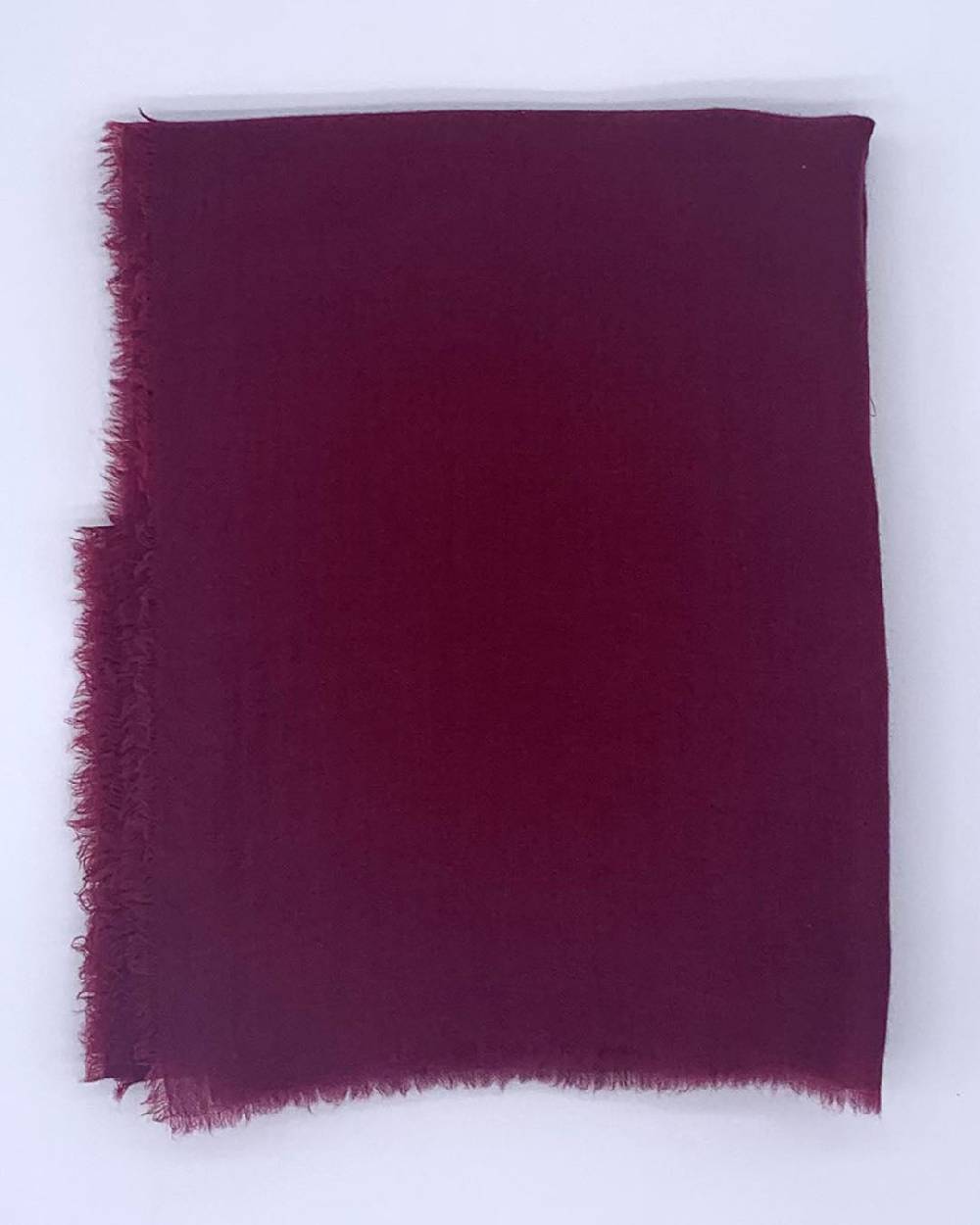 Ordi.to Accessori EARTH BORDEAUX - Sciarpa tinta unita Lana Ritorno libero
