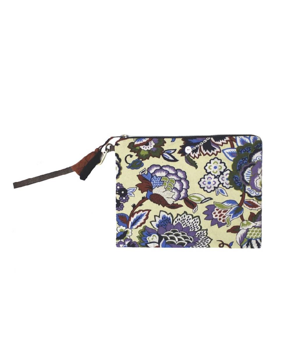 Ordi.to Accessori POCHETTE ORDI.NA - STAMPA CAMELIA SABBIA Sostegno trimestrale