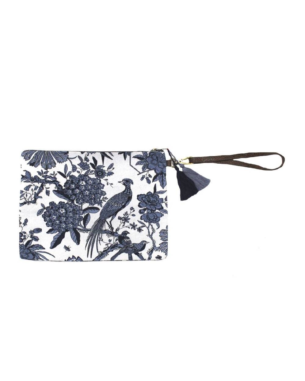 Ordi.to Accessori POCHETTE ORDI.NA - STAMPA GIGLIO BLU Fino al 55% di sconto