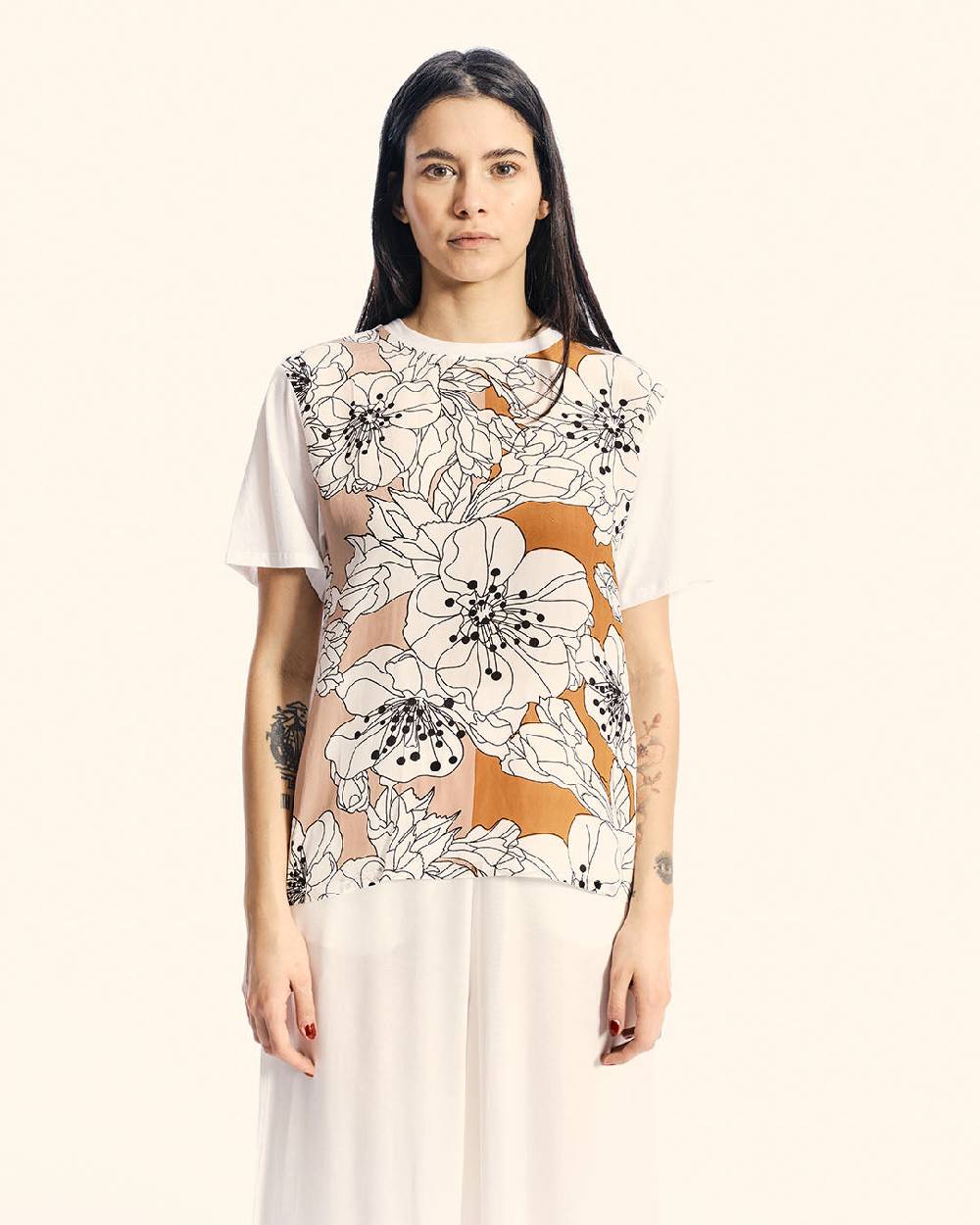 Ordi.to Accessori SUE DALIA -T-SHIRT STAMPATA Black Friday Prezzi