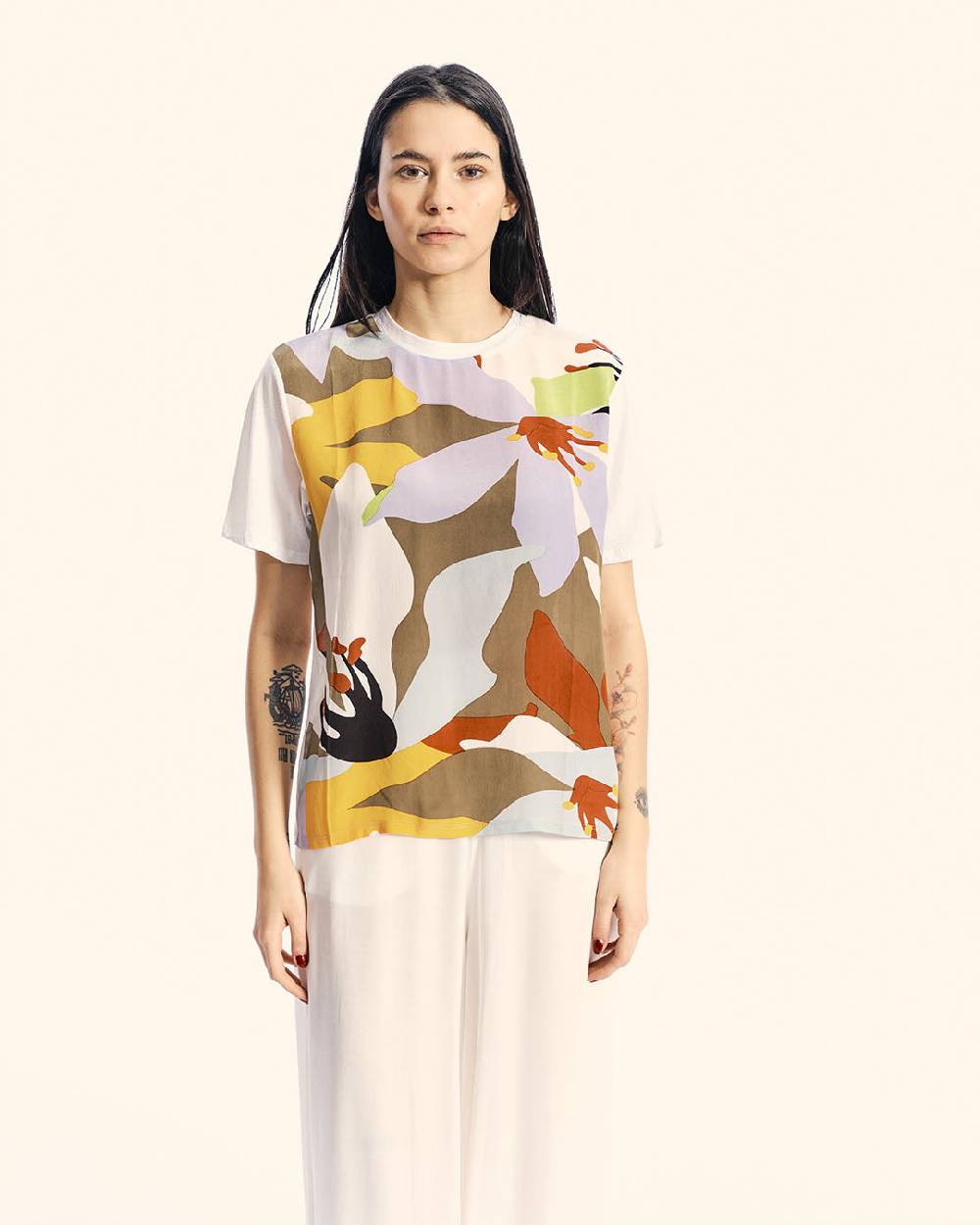 Ordi.to Accessori SUE FIORDALISO -T-SHIRT STAMPATA In vendita