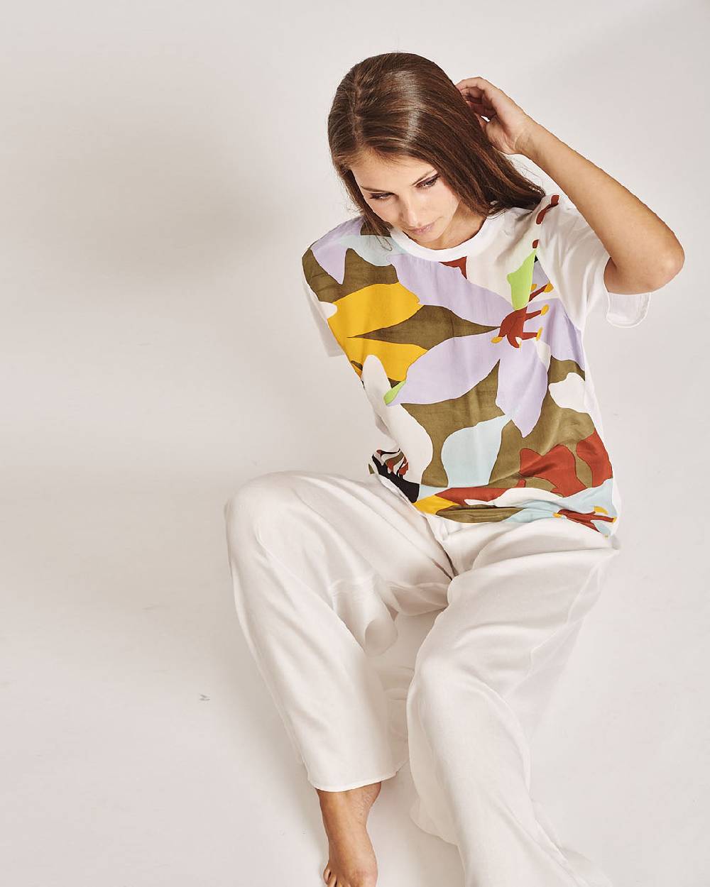 Ordi.to Accessori SUE FIORDALISO -T-SHIRT STAMPATA In vendita