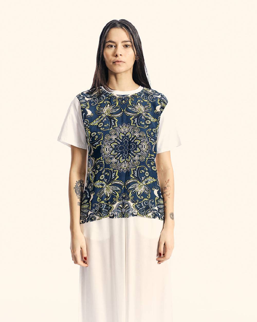 Ordi.to Accessori SUE PAISLEY -T-SHIRT STAMPATA Duty-free