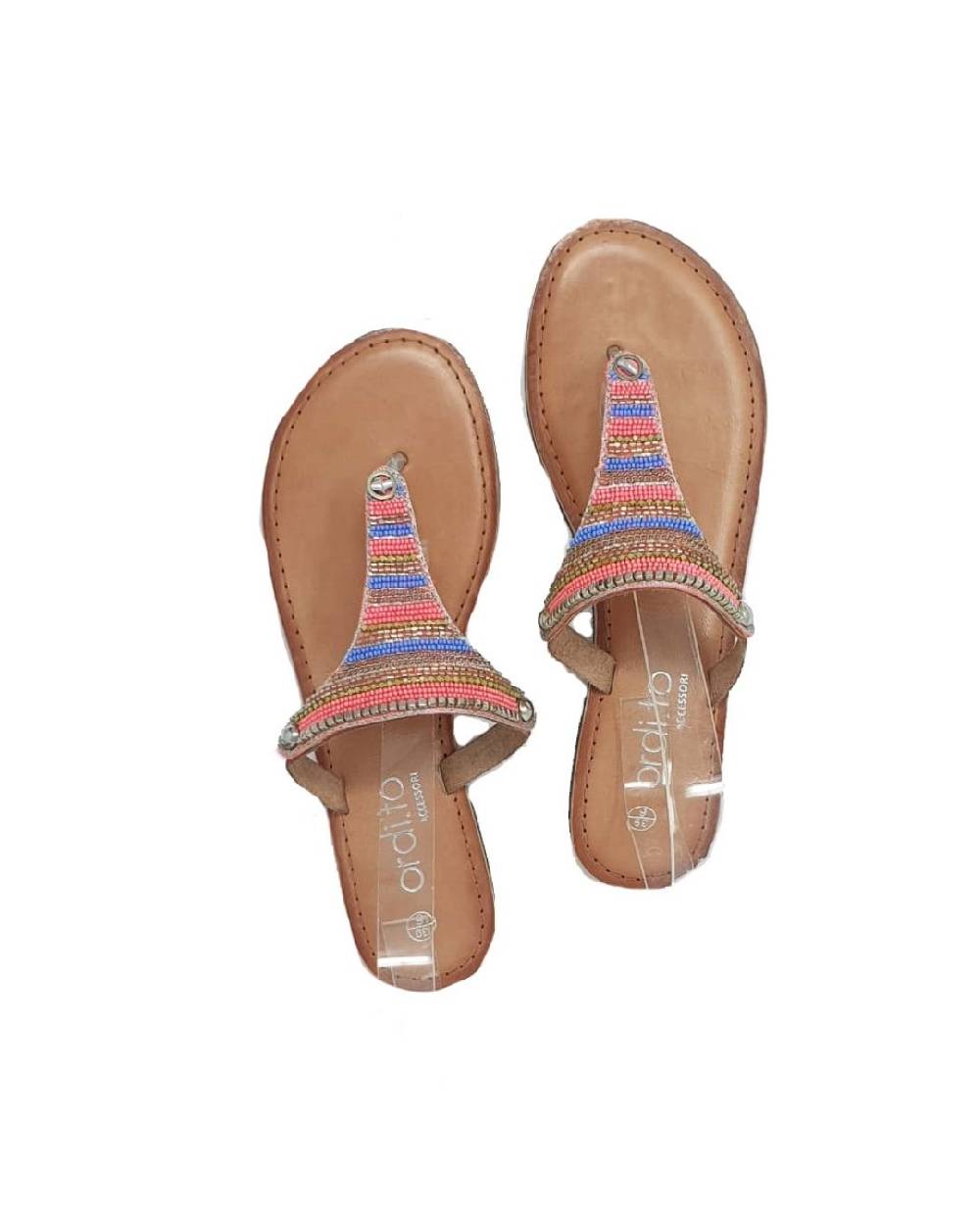 Ordi.to Accessori CRETA - infradito con perline multicolore Sconti questo mese