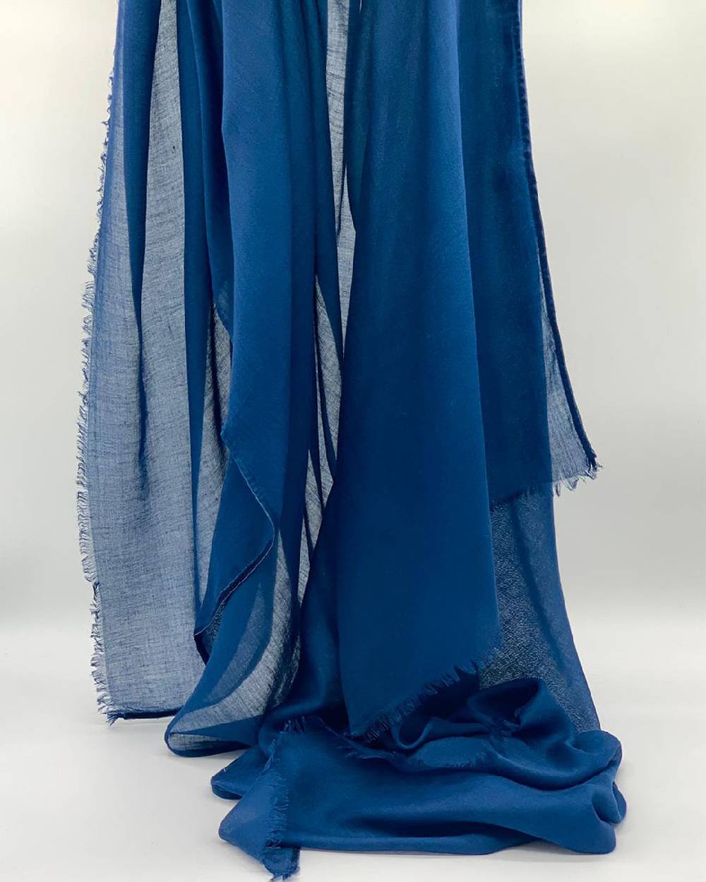 Ordi.to Accessori CAMILLA BLU - Sciarpa tinta unita Modal e Cashmere Vendita Calda