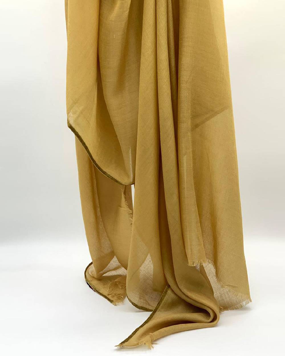 Ordi.to Accessori CAMILLA OLIO - Sciarpa tinta unita Modal e Cashmere In Saldo