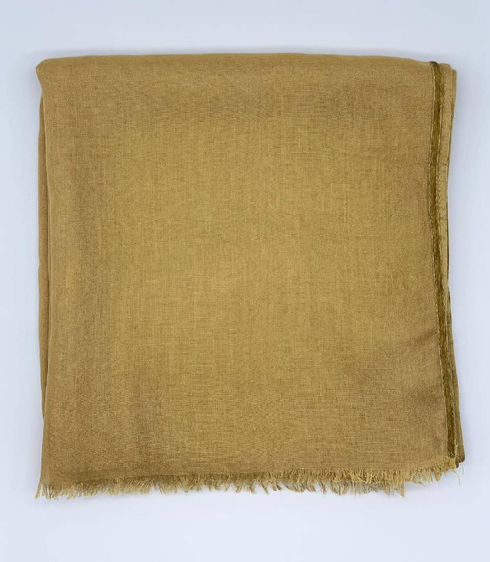 Ordi.to Accessori CAMILLA OLIO - Sciarpa tinta unita Modal e Cashmere In Saldo