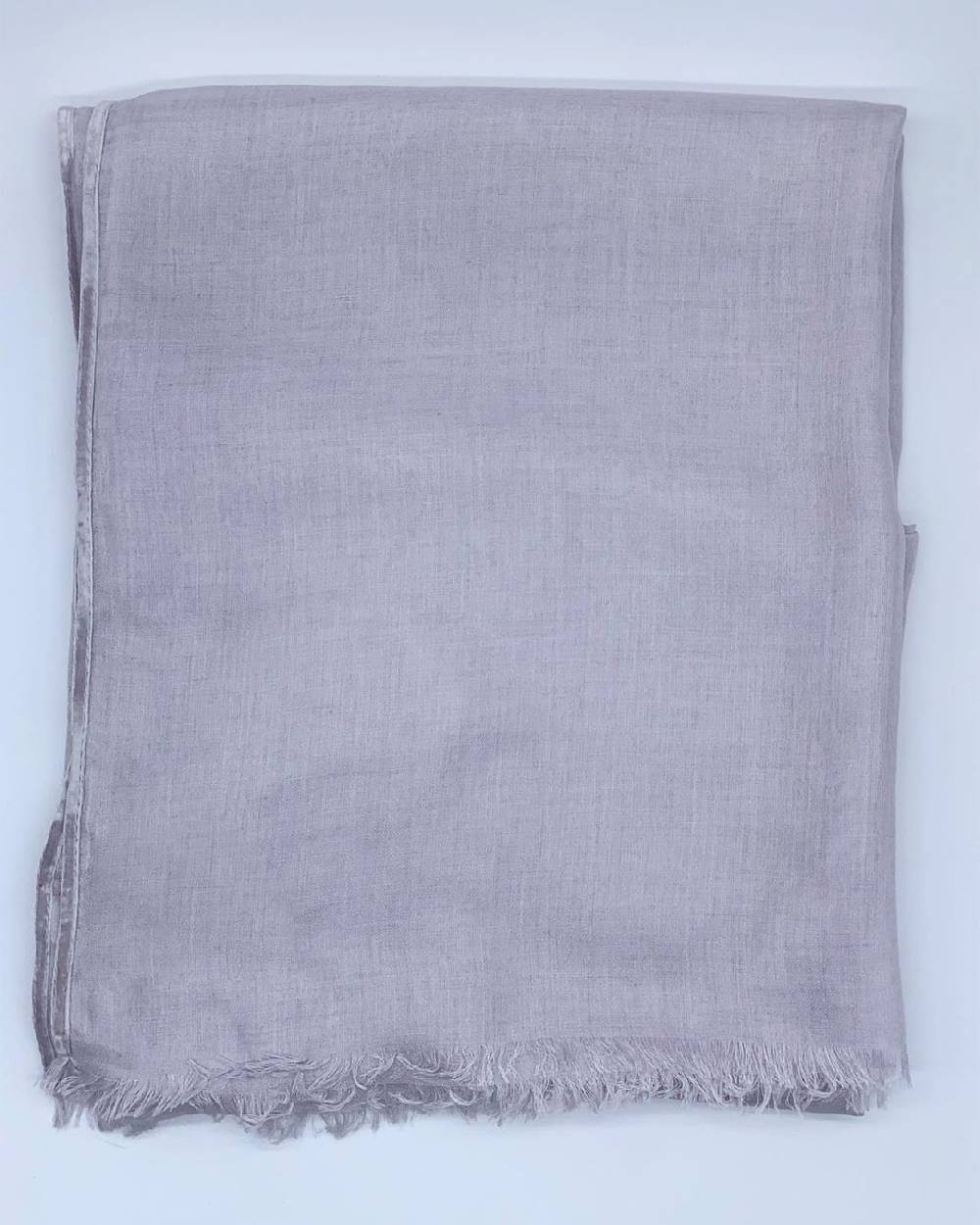 Ordi.to Accessori CAMILLA GRIGIO PERLA - Sciarpa tinta unita Modal e Cashmere Nuova