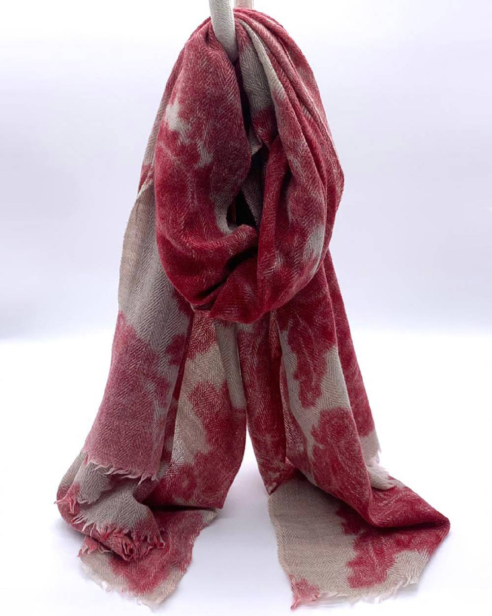 Ordi.to Accessori ALISEI ROSSA- Sciarpa Unisex in Cachemire e lana Comprare a buon mercato