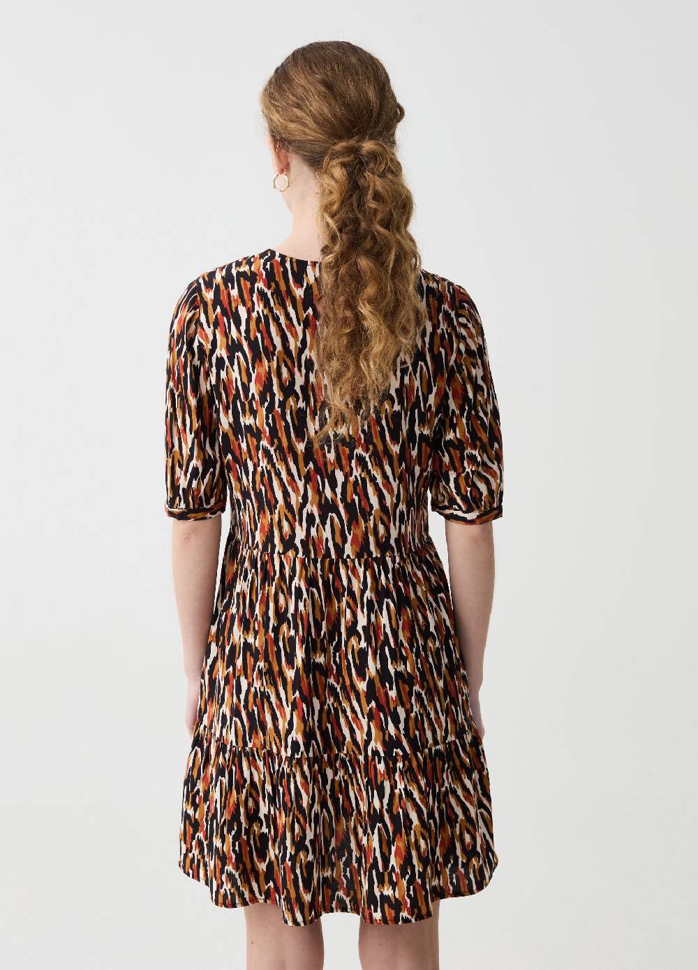 Ovs Vestito corto a balze con scollo a V Negozio
