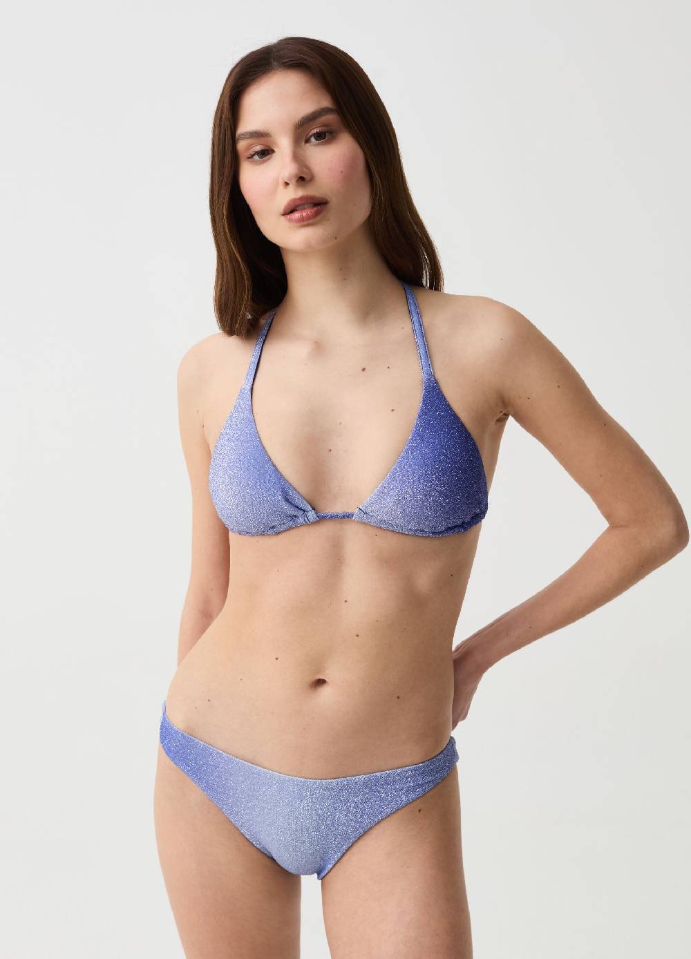 Ovs Top bikini a triangolo in lurex degrade 2025
