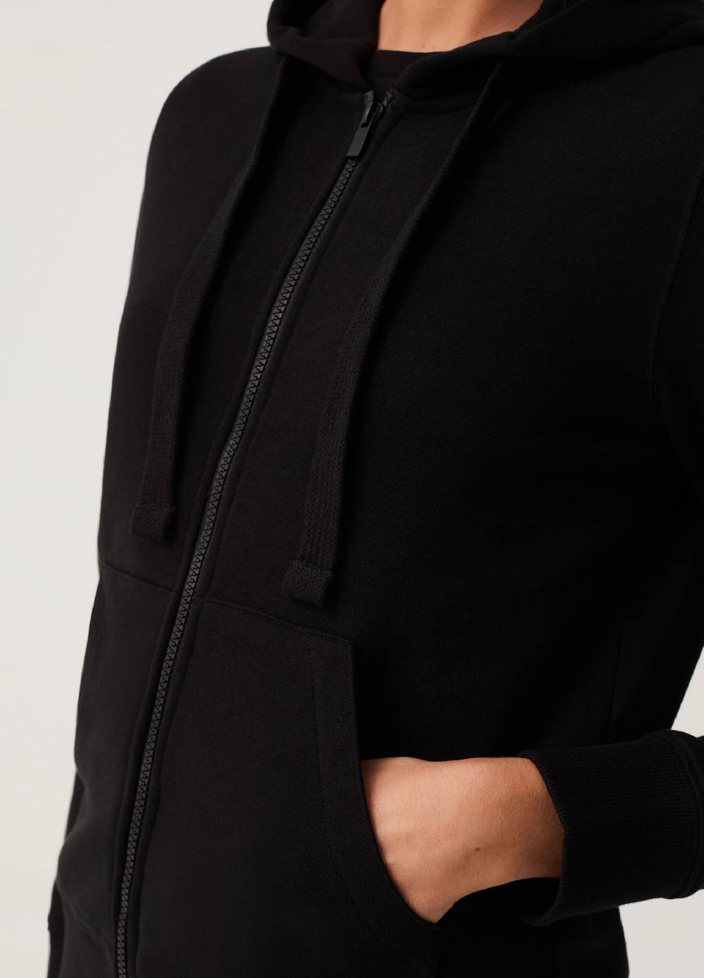 Ovs Full-zip Fitness in felpa con cappuccio Nuova