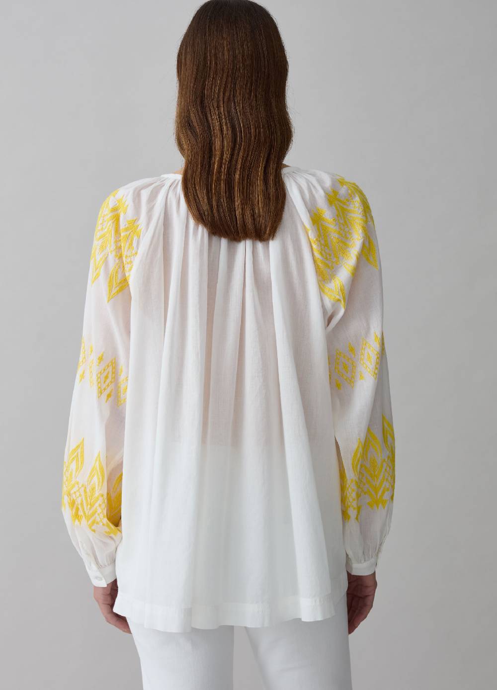 Ovs Blusa over con ricami etnici e nappine Qualità