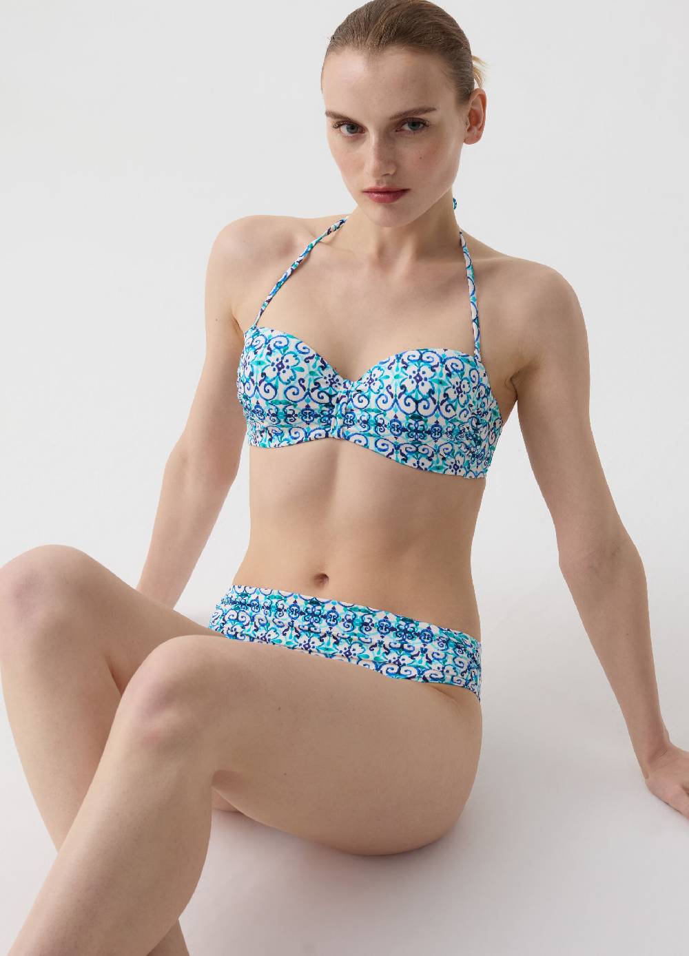 Ovs Top bikini a fascia stampa maiolica Convenienza