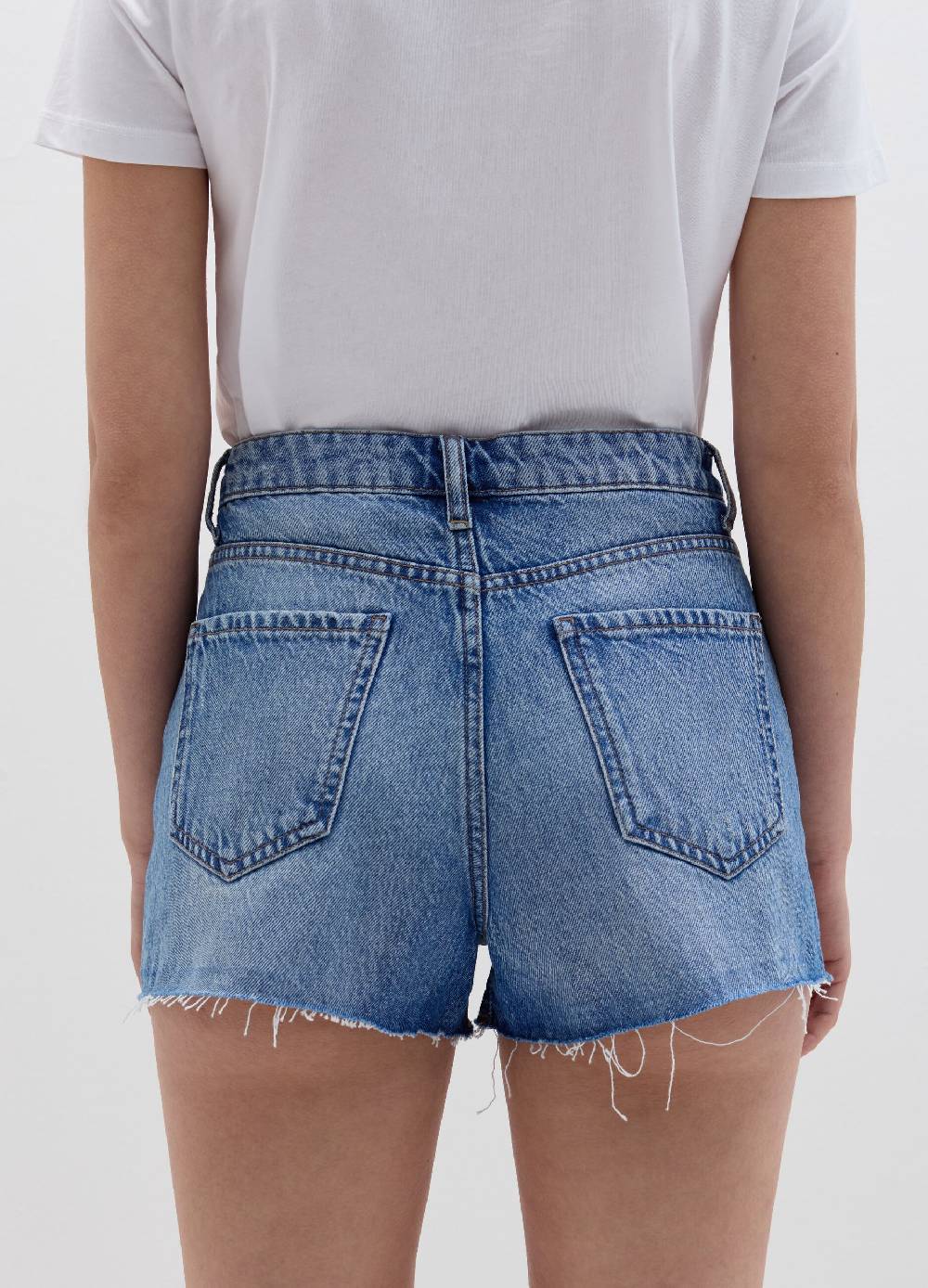 Ovs Shorts in denim con strappi e abrasioni Saldi