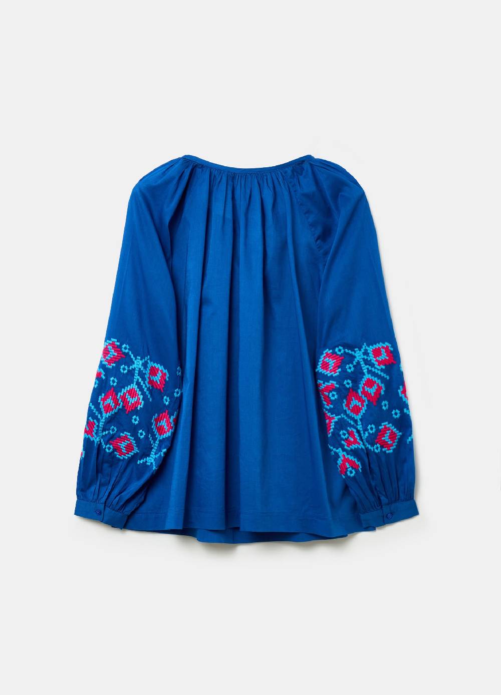 Ovs Blusa over con ricami etnici e nappine Saldi Di Fabbrica