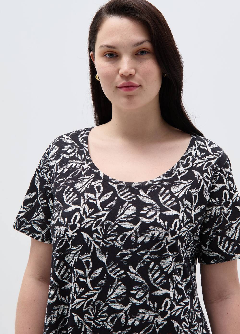 Ovs Vestito corto con stampa all-over Curvy Nuova