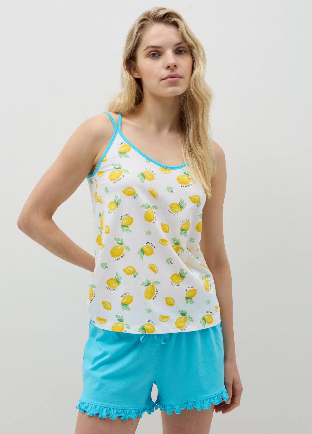 Ovs Pigiama corto stampa limoni Moda