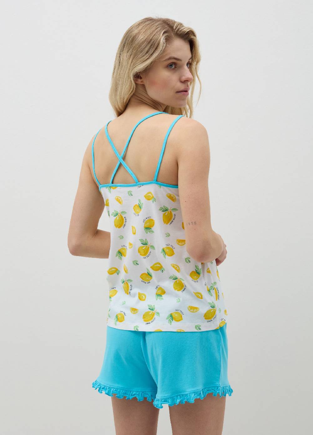 Ovs Pigiama corto stampa limoni Moda
