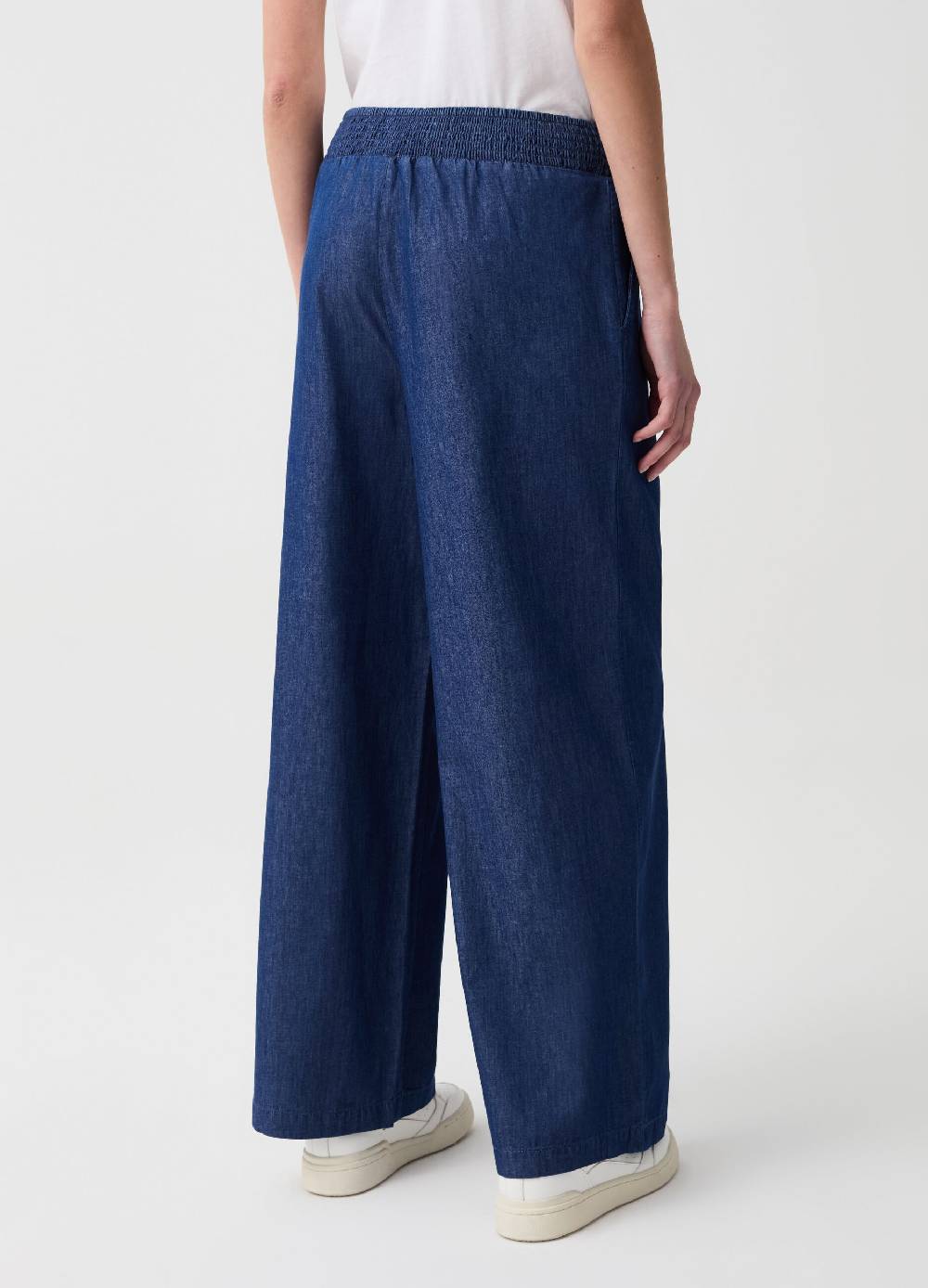 Ovs Jeans wide leg in tessuto fluido Italy