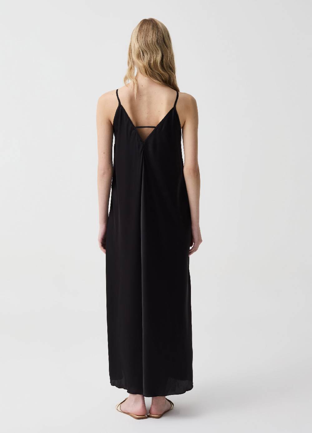 Ovs Vestito lungo in satin con spalline sottili Promozione Limitata