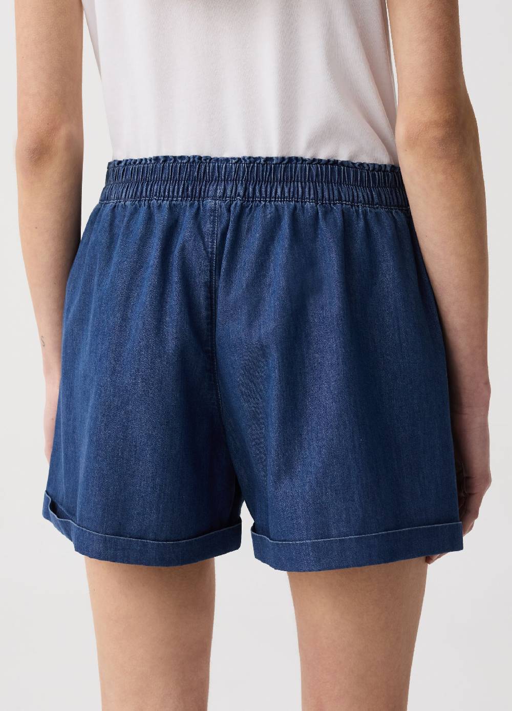 Ovs Shorts in denim fluido con tasche Prezzo Ridotto