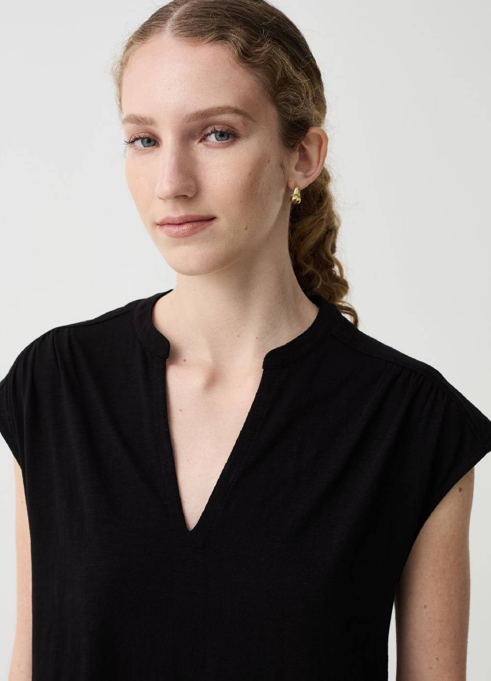 Ovs Vestito Essential lungo con apertura a V Convenienza