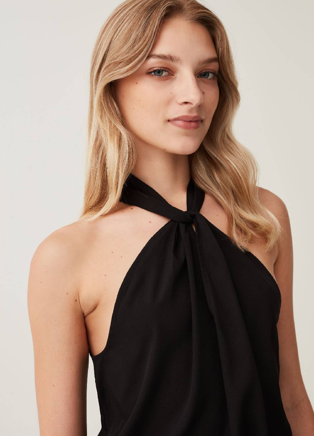 Ovs Tuta intera in satin scollo all'americana Online