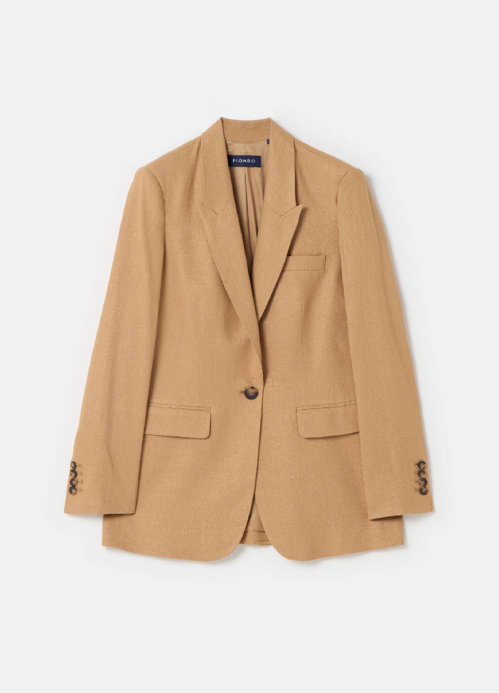 Ovs Blazer PIOMBO in lino e viscosa Nuova