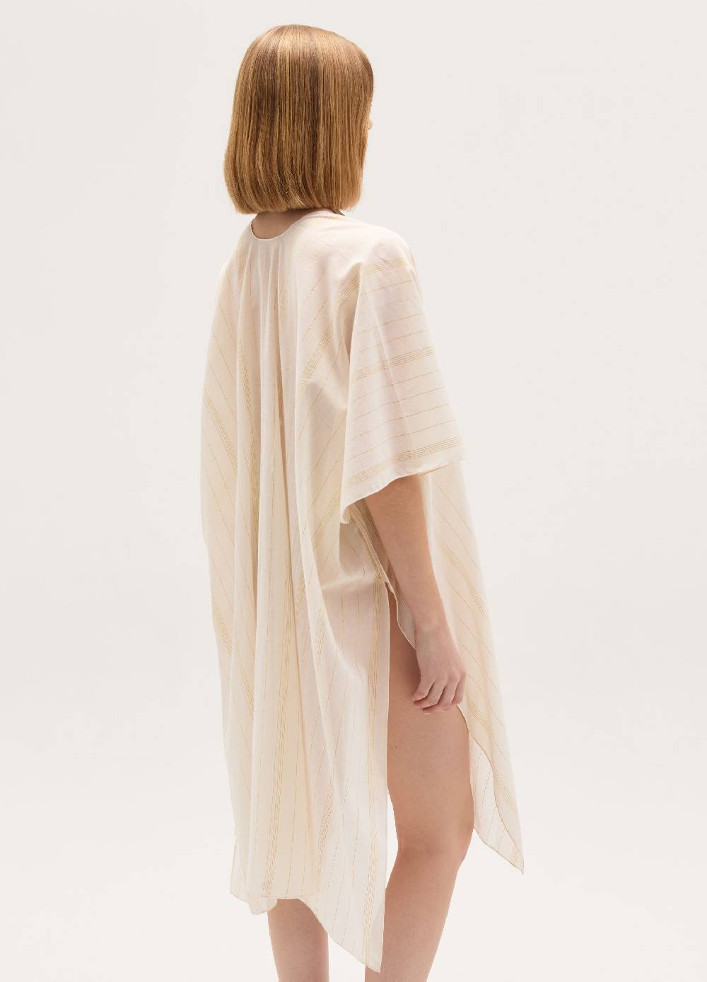 Ovs Kimono lungo copri costume a righe in lurex Moda