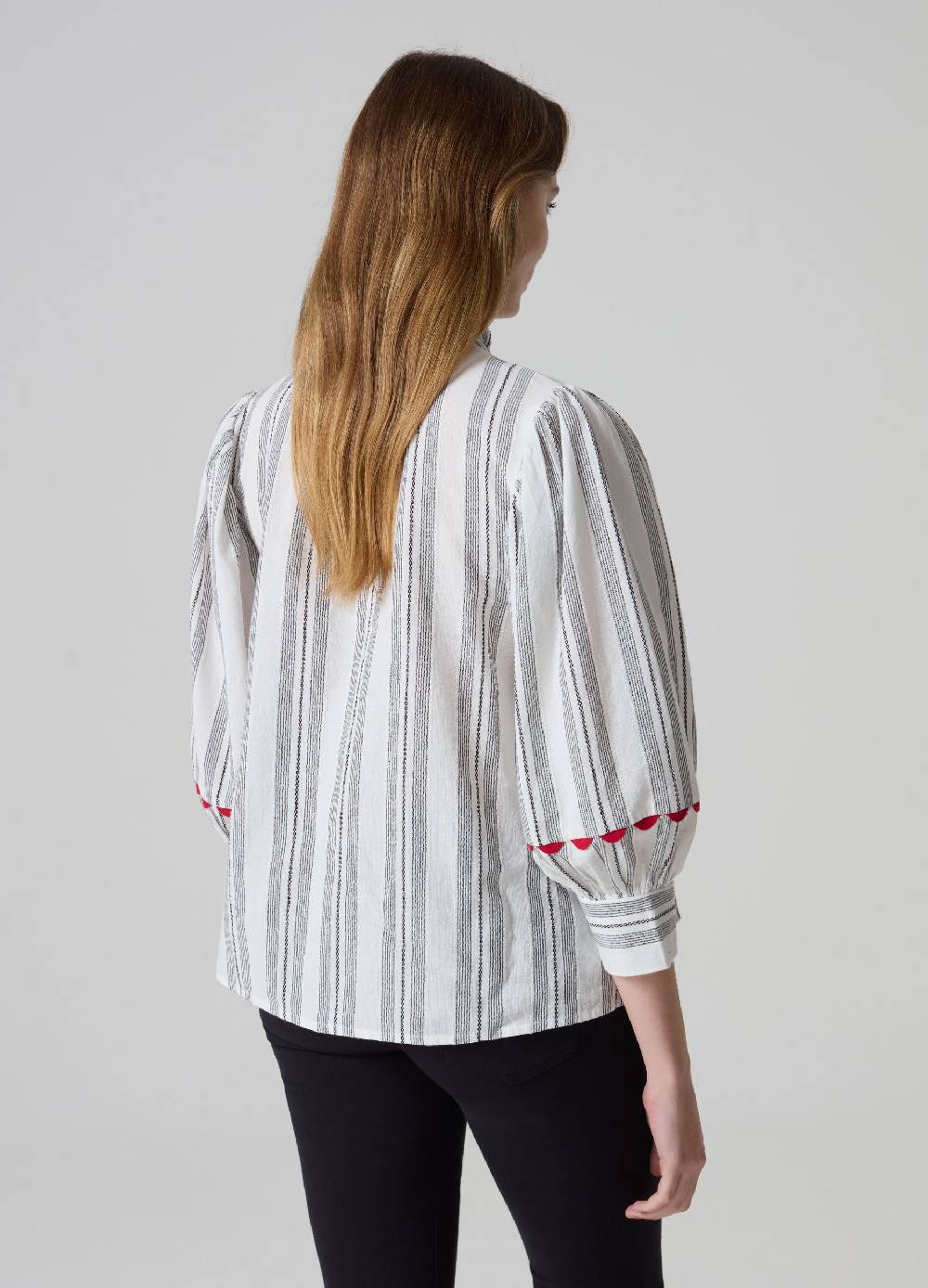 Ovs Blusa a righe con fiori ricamati Promozione Limitata