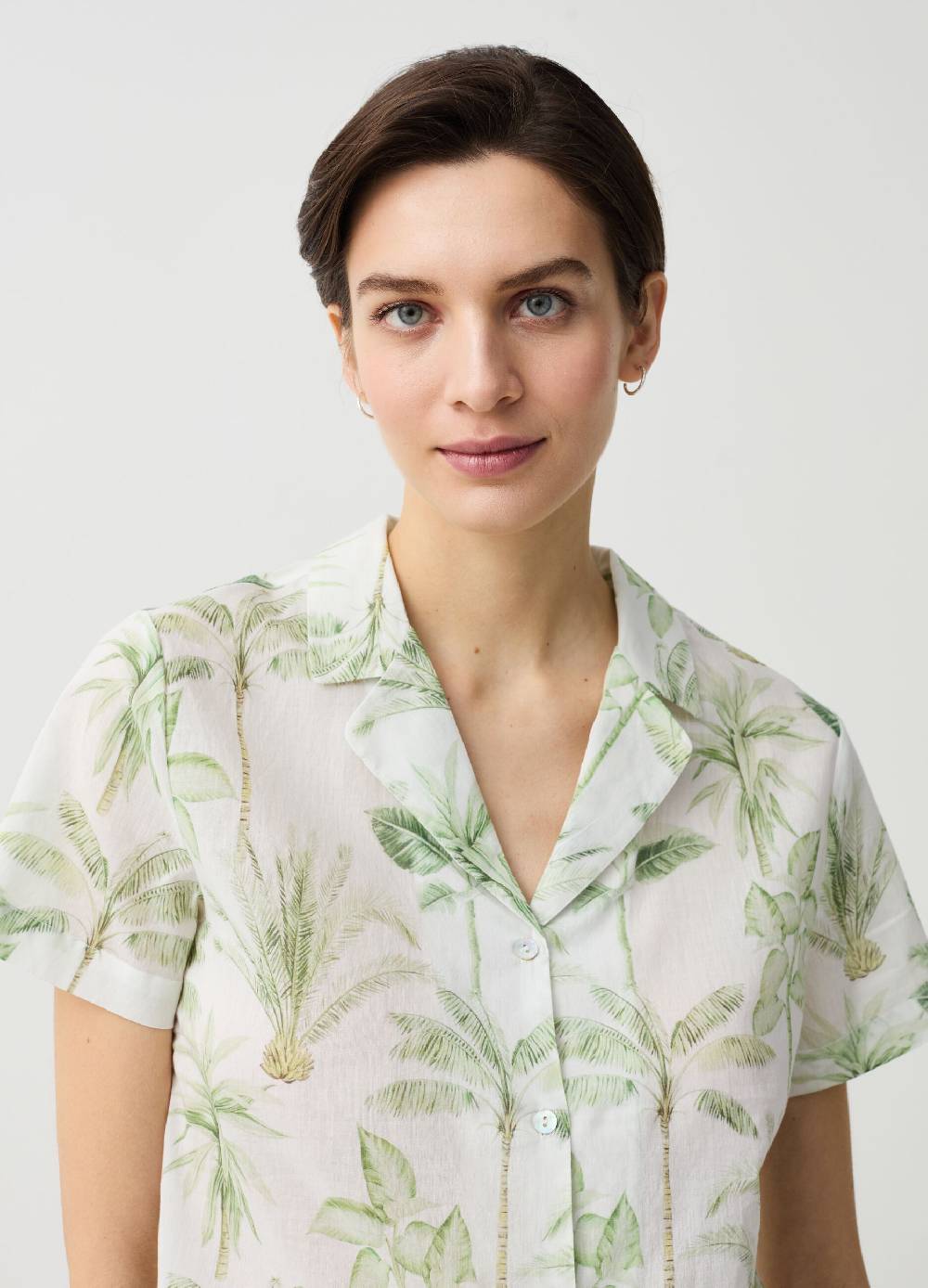 Ovs Pigiama in tela con stampa palme tropicali Shopping Online
