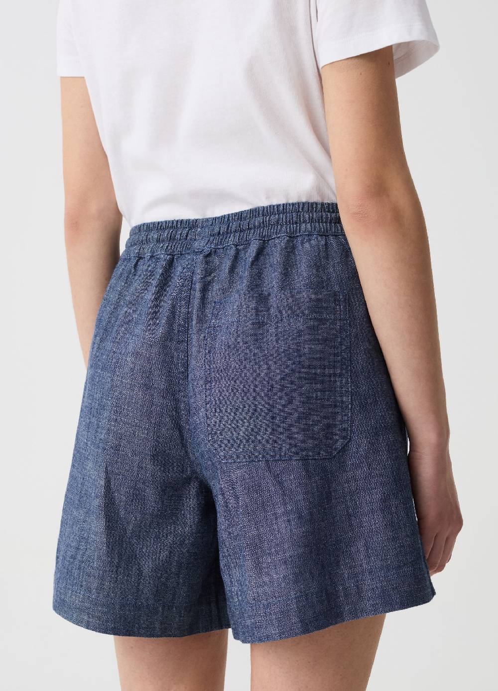 Ovs Shorts in tessuto fluido effetto denim Sottocosto