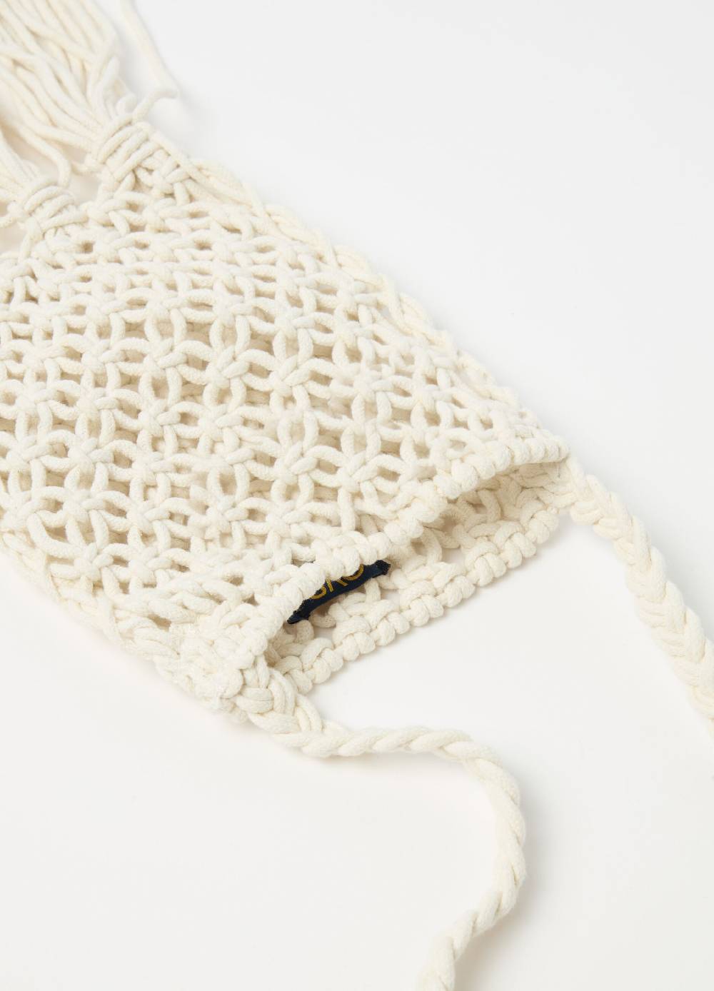 Ovs Borsa crochet con frange Vendita Calda