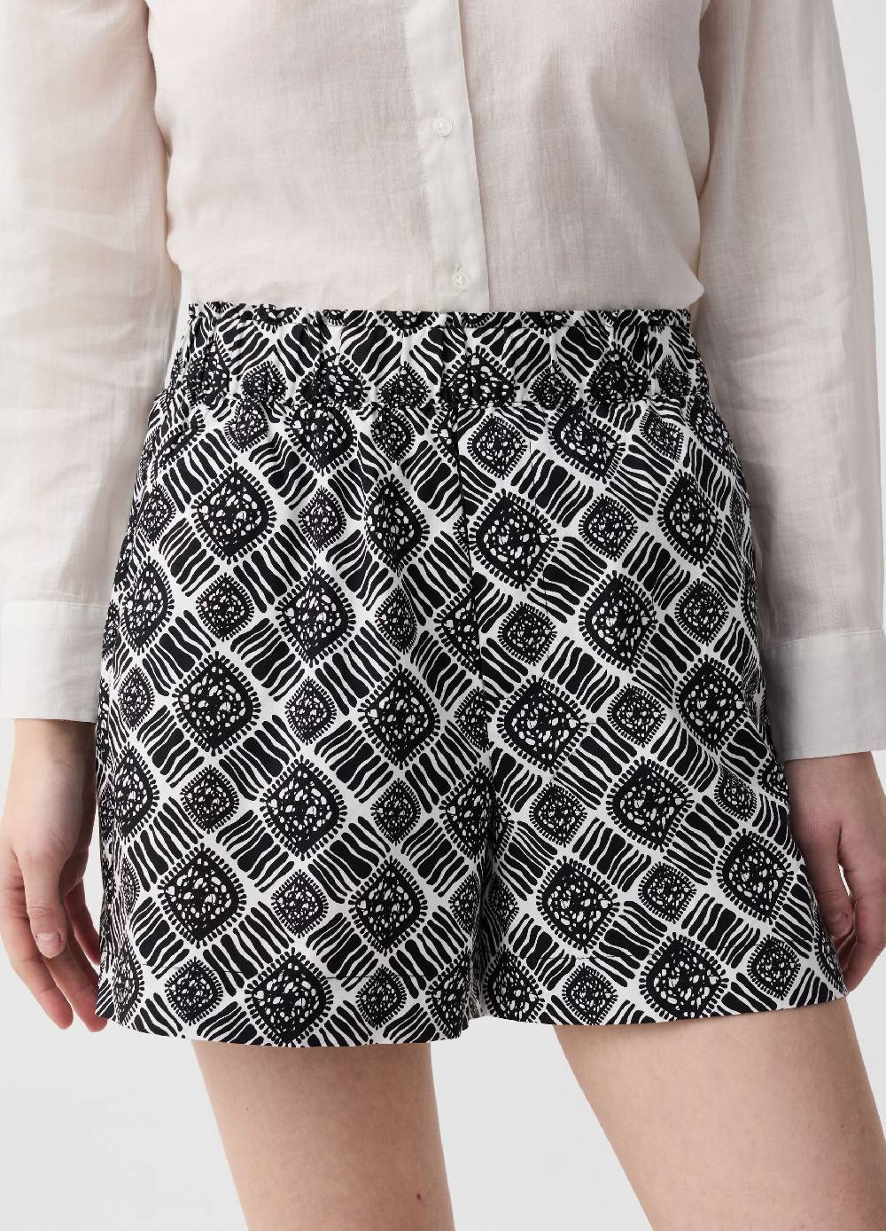 Ovs Shorts pull on in cotone stretch Spedizione Gratuita