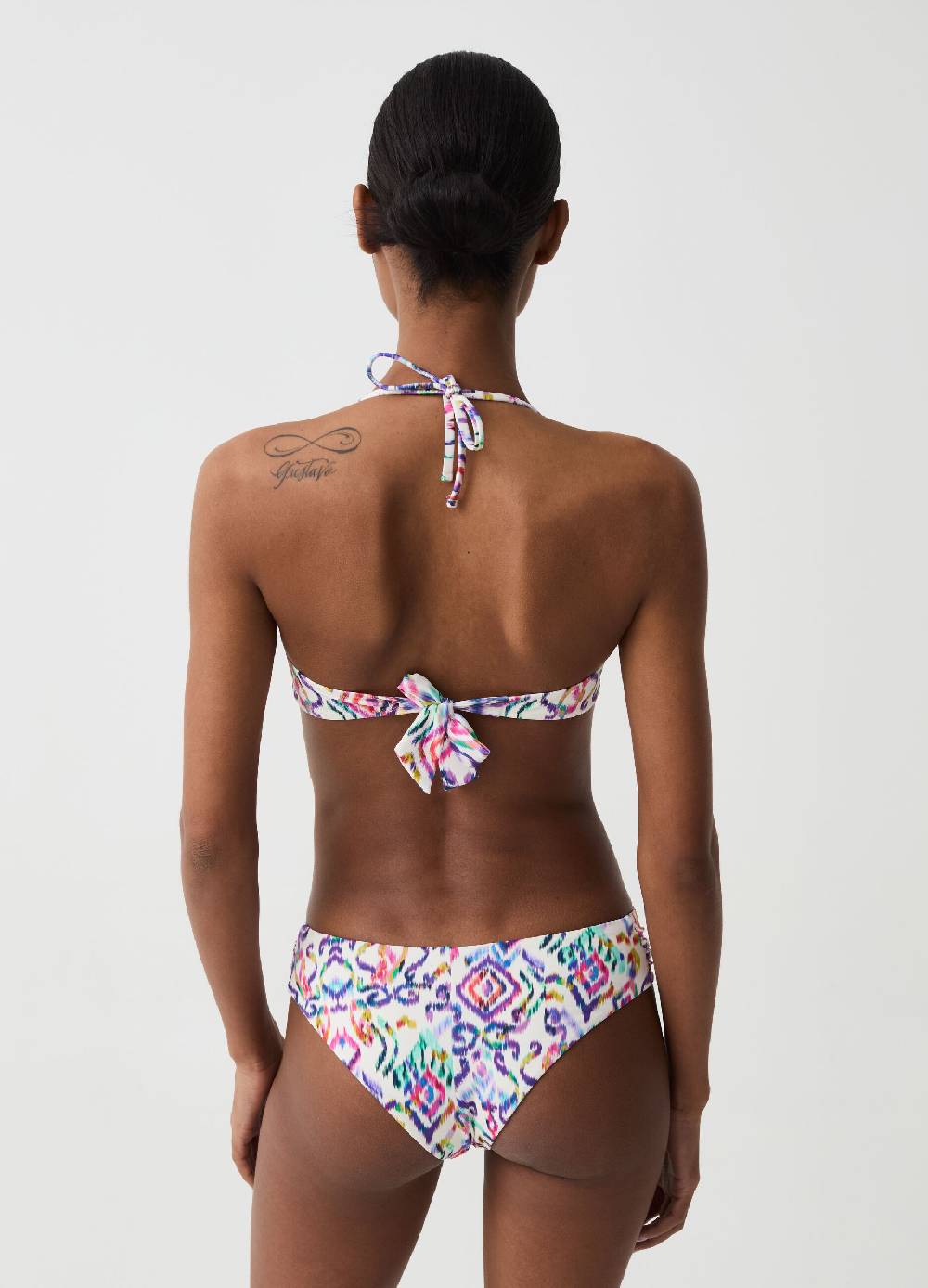 Ovs Top bikini a fascia con stampa ikat Negozio