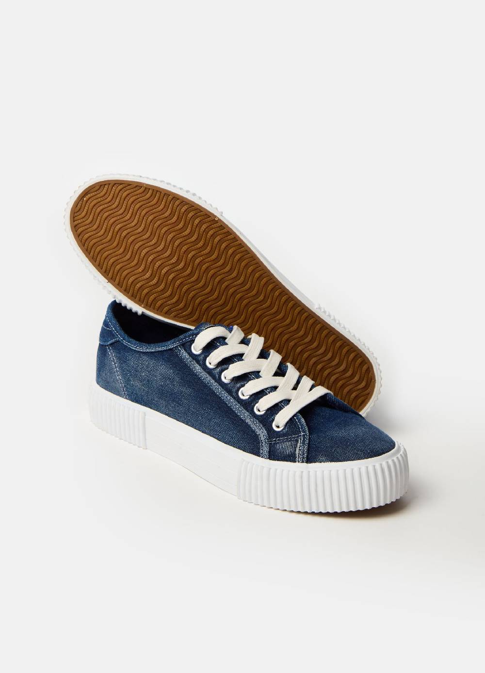 Ovs Sneakers in denim Spedizione gratuita