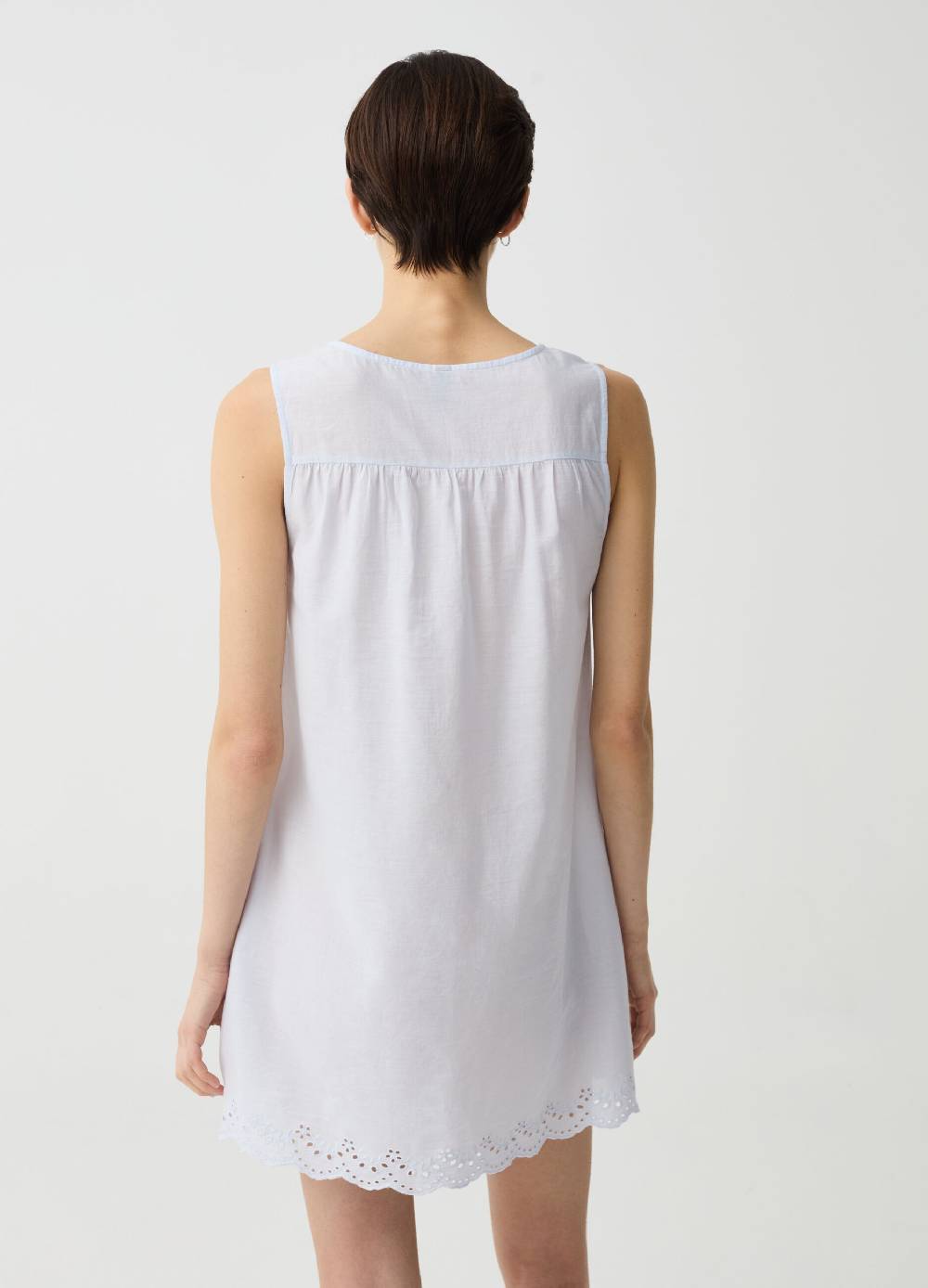 Ovs Camicia da notte con profili in sangallo Vendita Economica