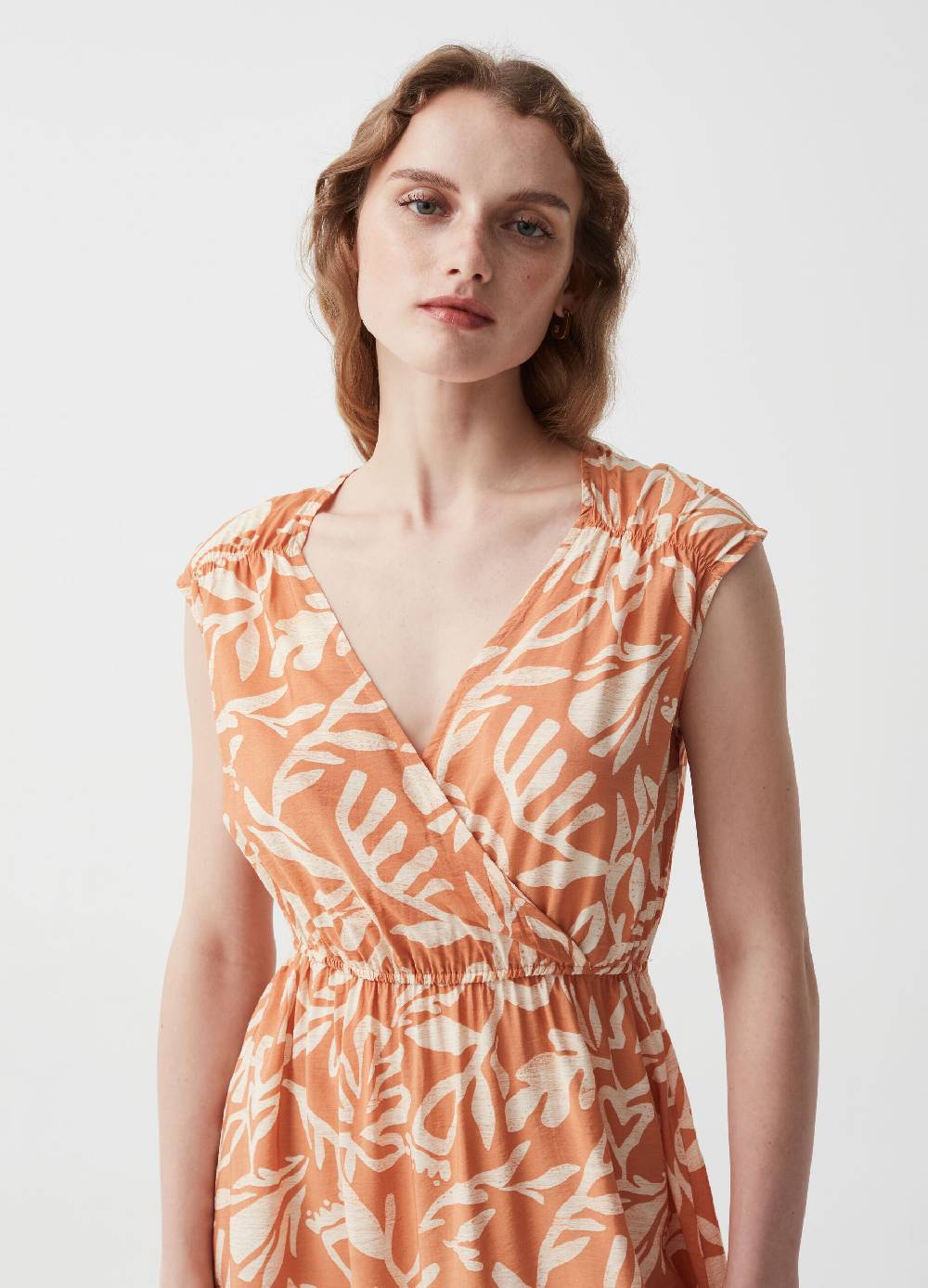 Ovs Vestito lungo stampato con scollo a V Soddisfazione Garantita