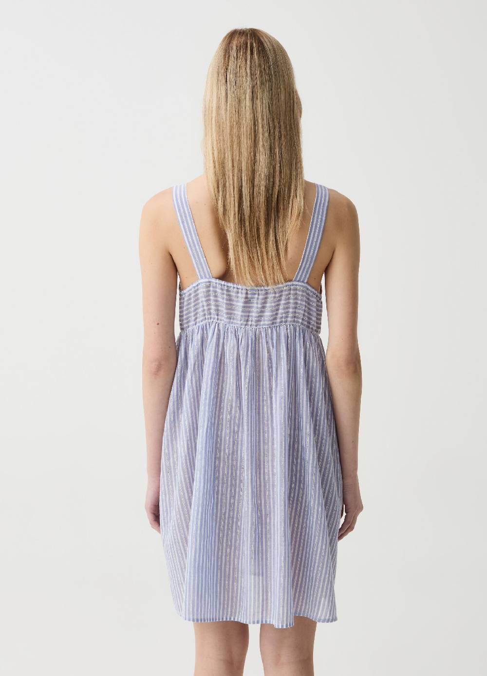 Ovs Camicia da notte a righe con nappine Qualità Garantita