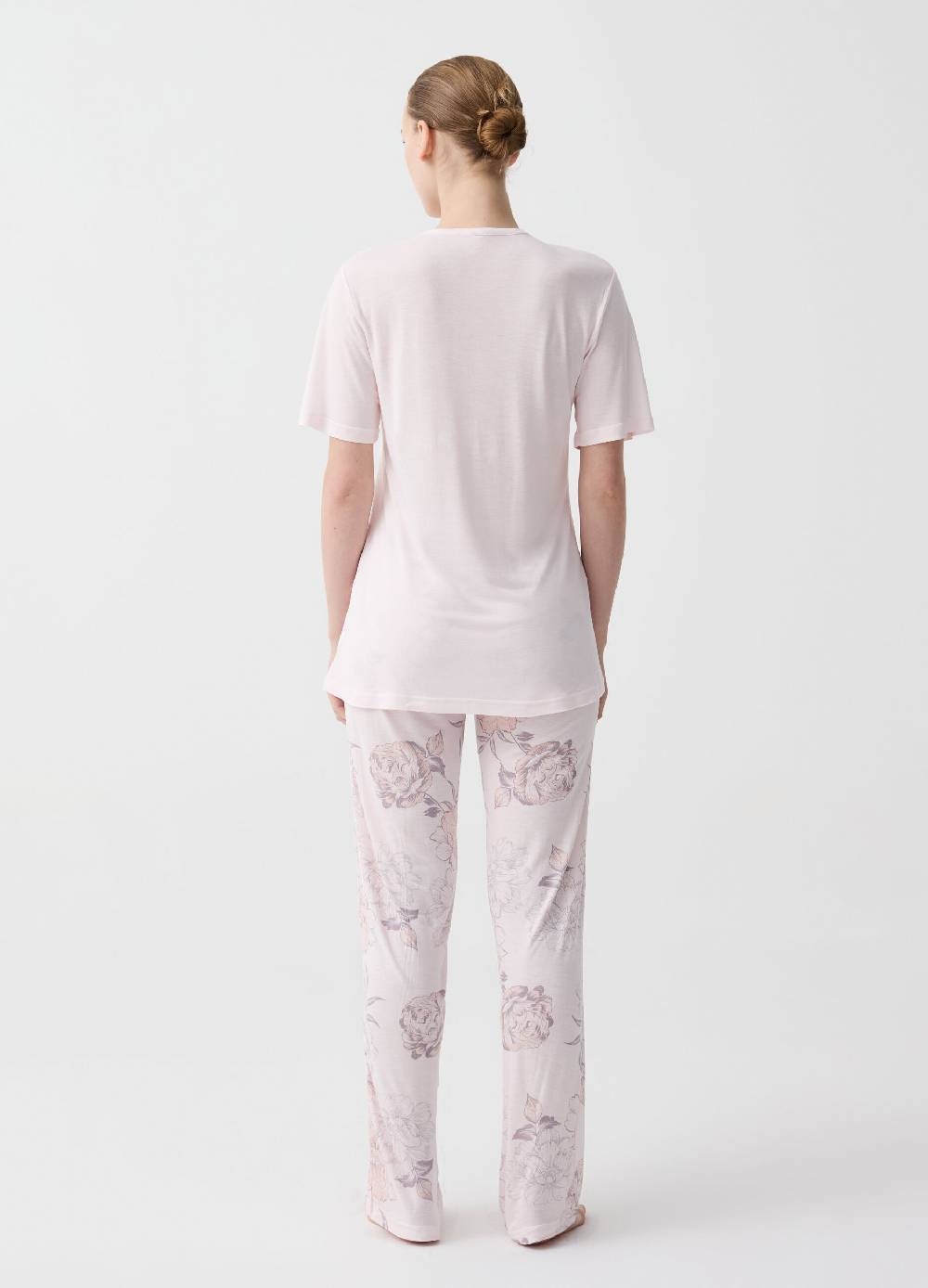 Ovs Pigiama lungo con fantasia floreale Shopping Online