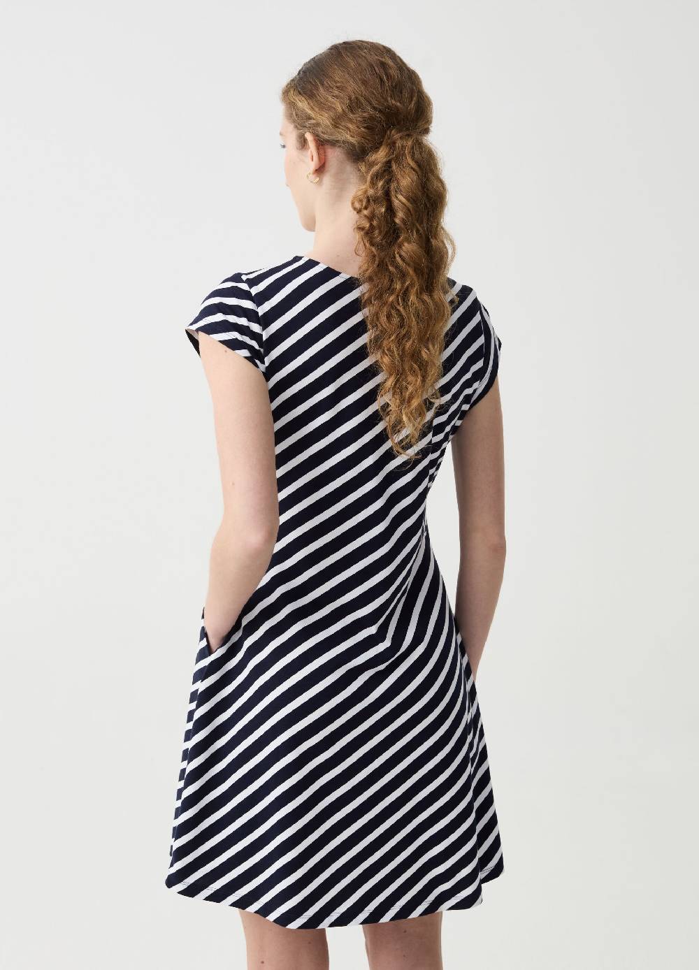 Ovs Vestito Essential a righe diagonali Nuova