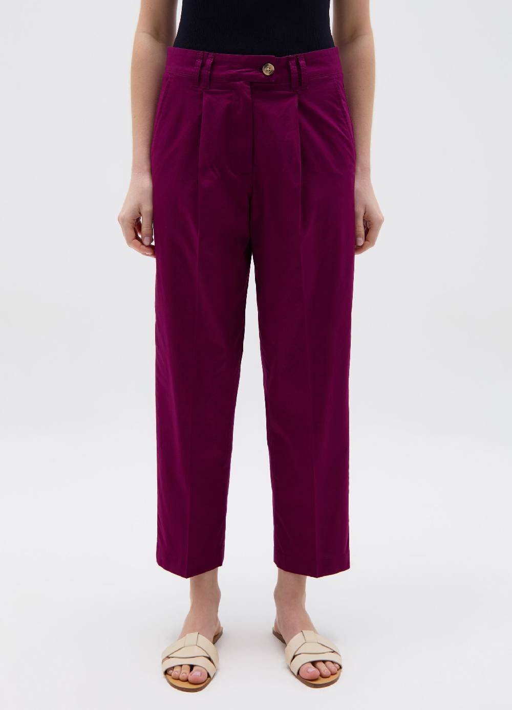 Ovs Pantalone a sigaretta crop con pinces Affare Del Giorno