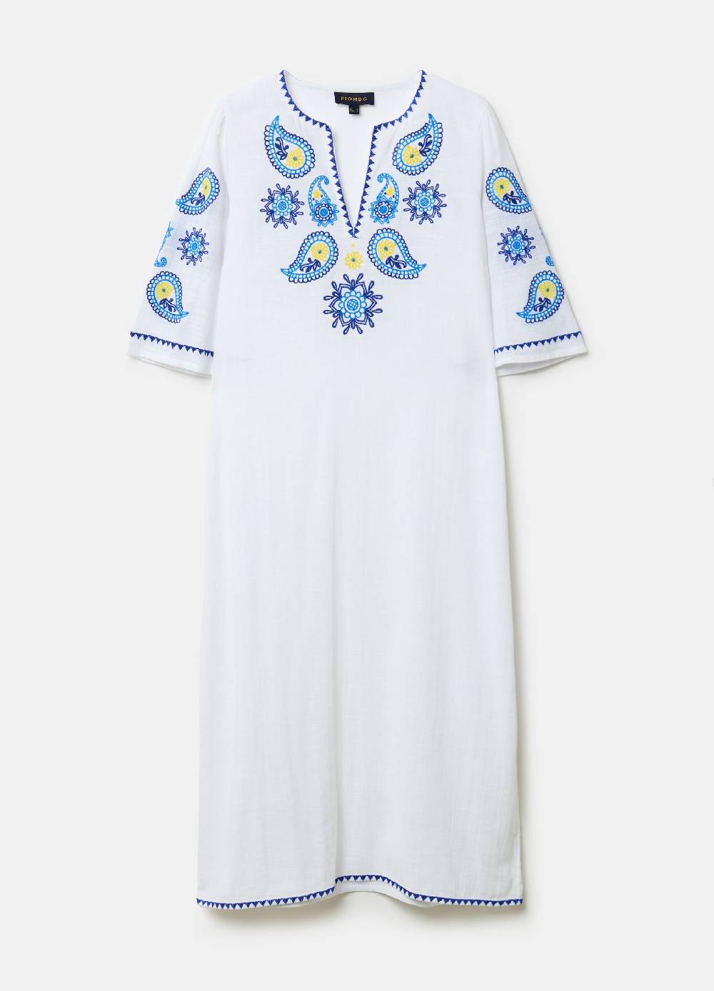 Ovs Caftano lungo copri costume ricami paisley Presa