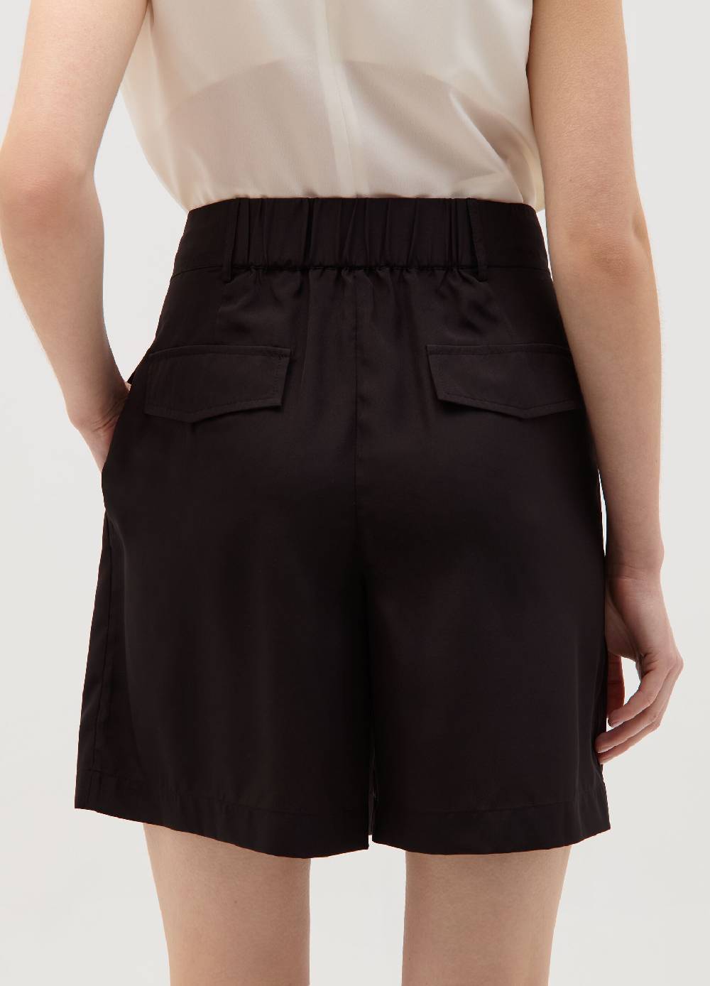 Ovs Shorts a vita alta con pinces Online