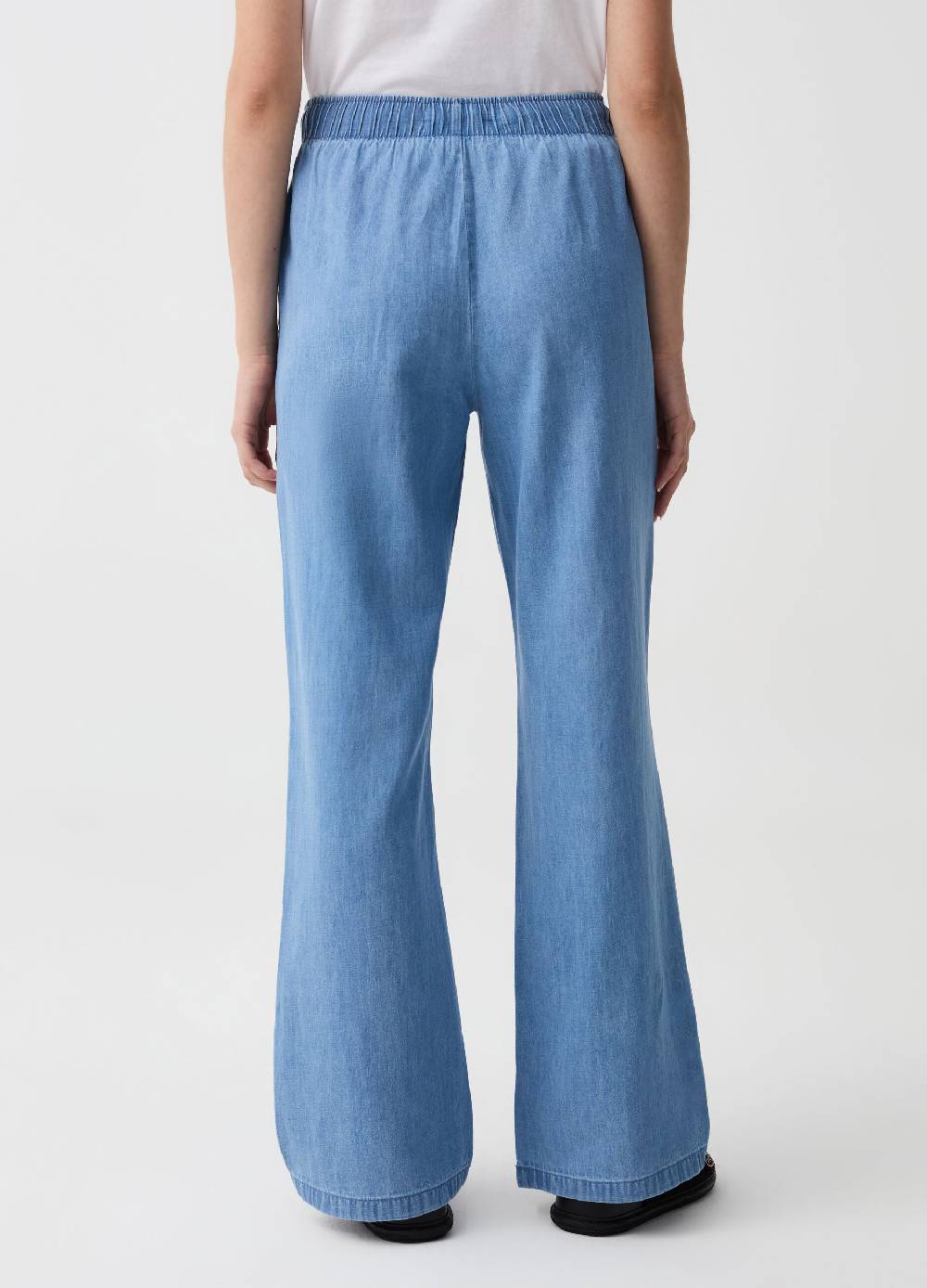 Ovs Joggers wide leg effetto denim Hotsell