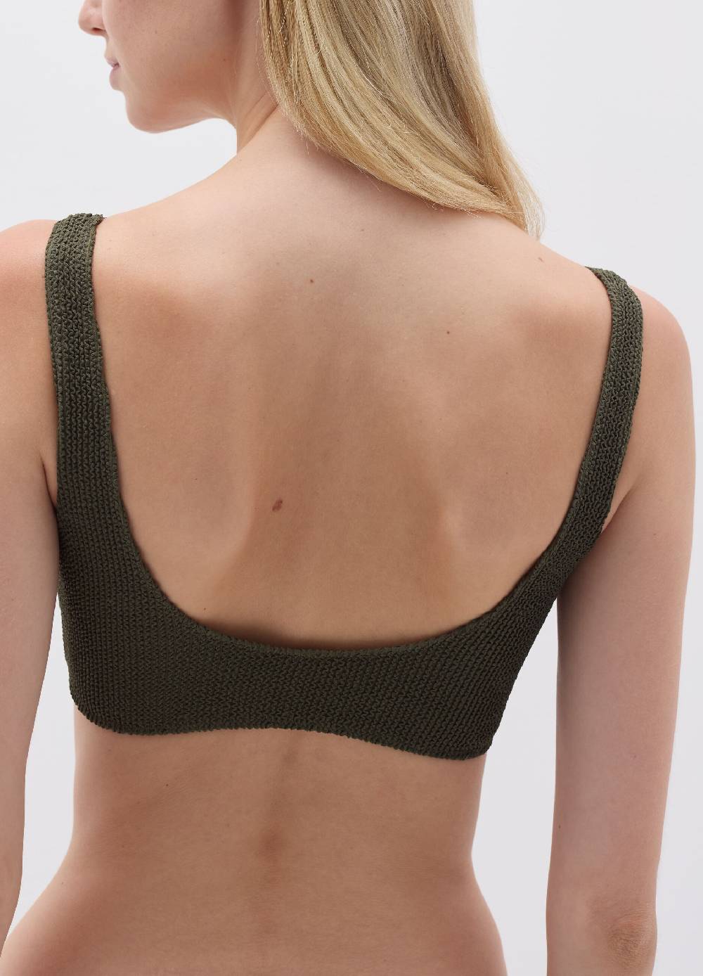 Ovs Bralette bikini con trama ondulata In Linea