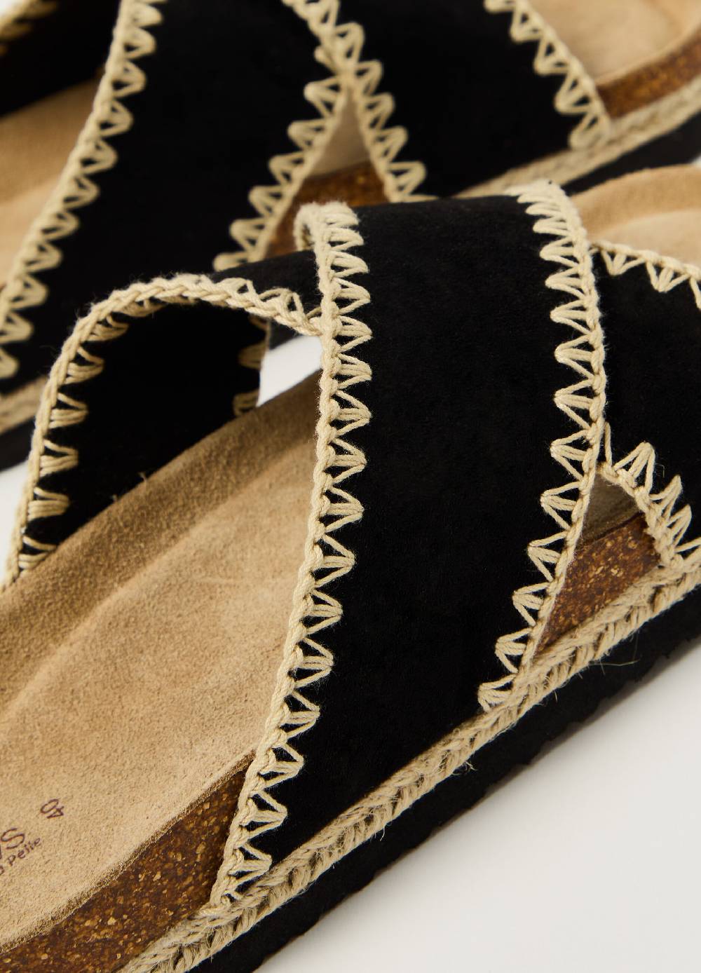 Ovs Ciabatte a fascia in suede Promozione Limitata