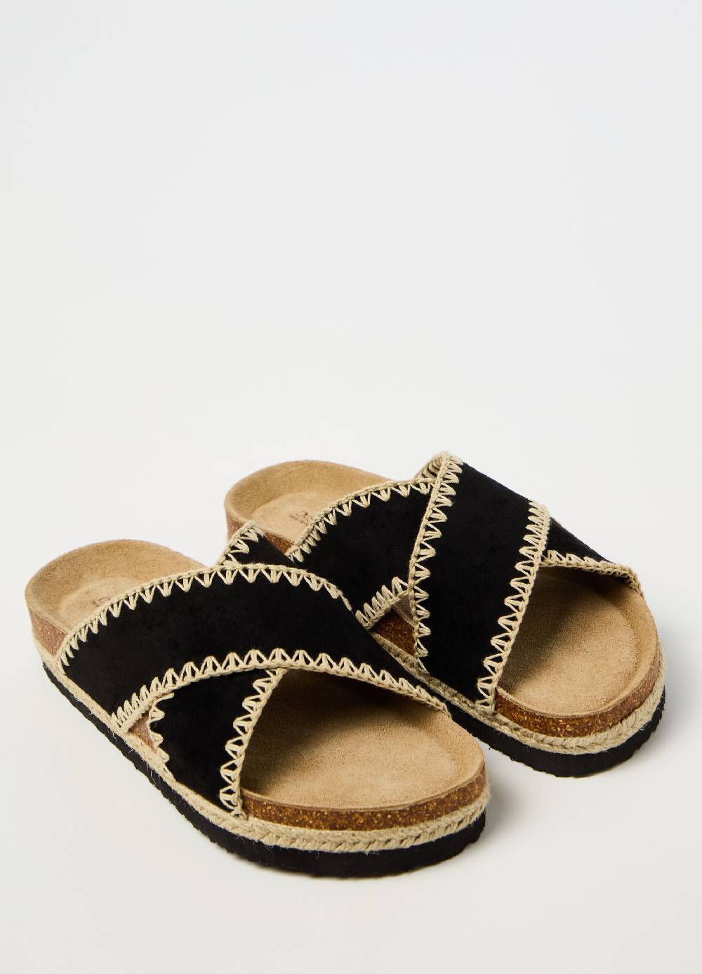 Ovs Ciabatte a fascia in suede Promozione Limitata