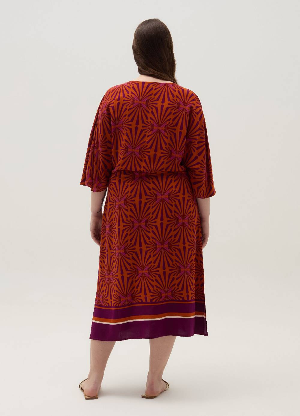 Ovs Vestito lungo stampato in viscosa Curvy Affare Del Giorno